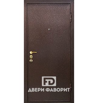 Недорогая железная дверь с ламинатом и цинкогрунтом