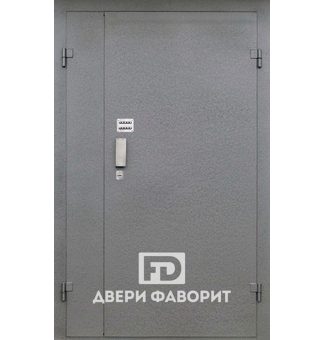 Дверь двустворчатая в подъезд (домофон)