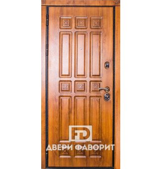 стальная дверь (экошпон) с терморазрывом усилена тремя петлями