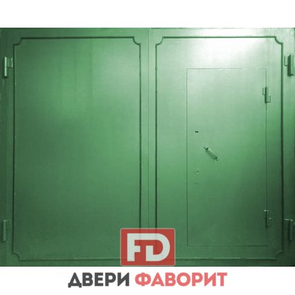 металлические ворота для гаража