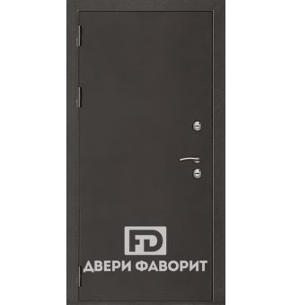 Металлическая дверь в офис с порошковым покрытием и МДФ