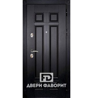 Парадная дверь в квартиру с МДФ отделкой