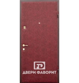 Недорогая входная дверь (винилискожа и нитроэмаль)