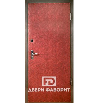 Входная дверь с гладкой винилискожей
