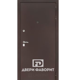 Недорогая стальная дверь (цинкогрунт и МДФ)