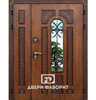 металлическая двустворчатая дверь от производителя