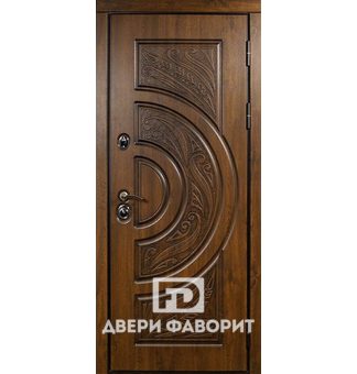 Уличная стальная дверь с отделкой винорит